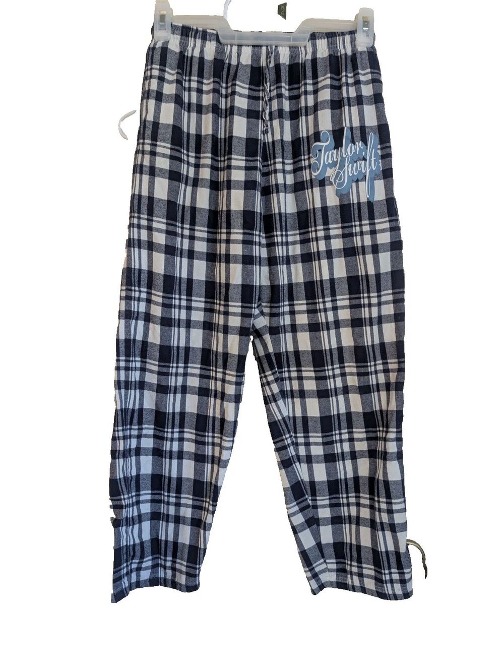Taylor Swift Fearless Taylor's Version Blue Plaid Pajama Pants Small